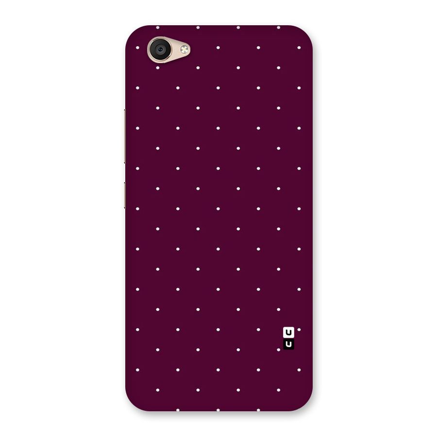 Purple Polka Back Case for Vivo V5 Plus