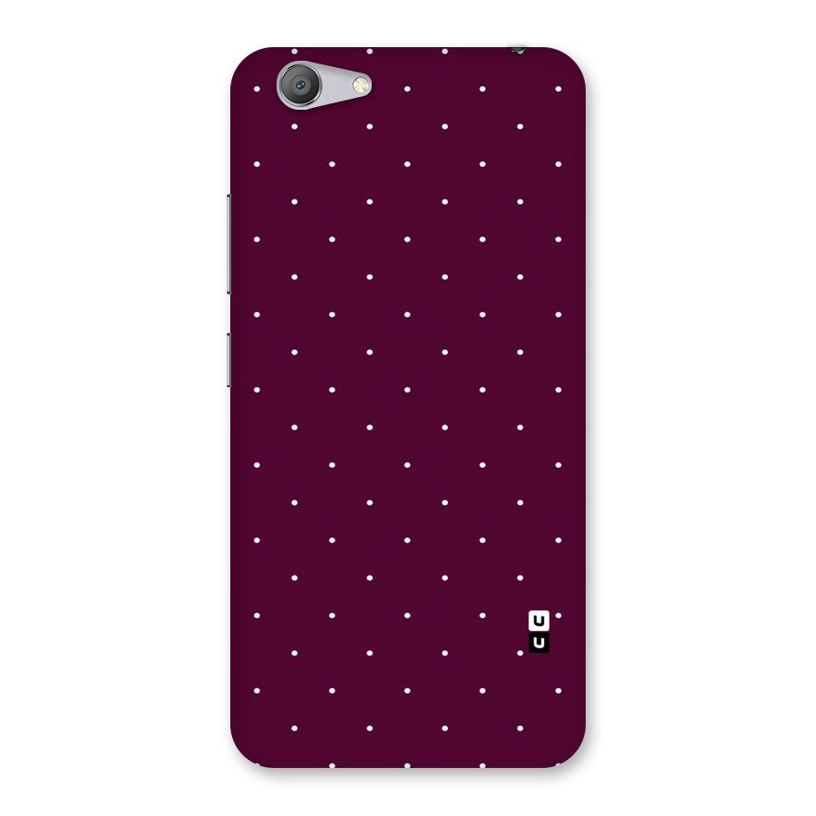 Purple Polka Back Case for Vivo Y53