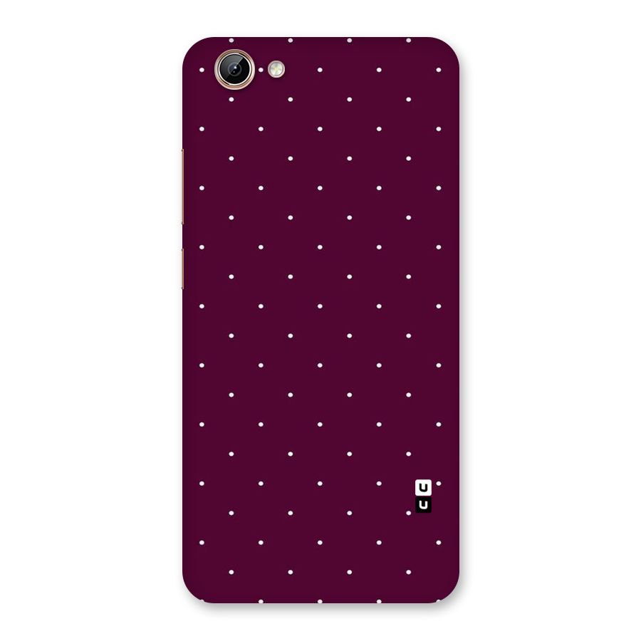 Purple Polka Back Case for Vivo Y71