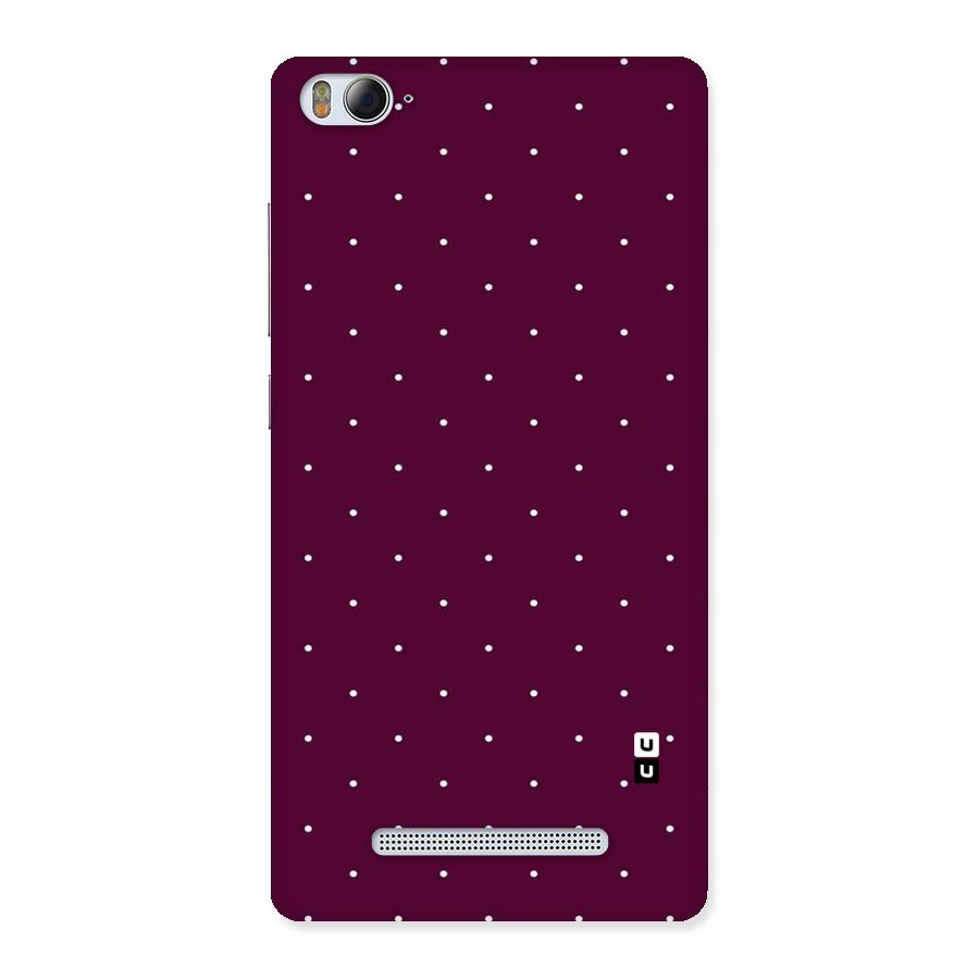 Purple Polka Back Case for Xiaomi Mi4i