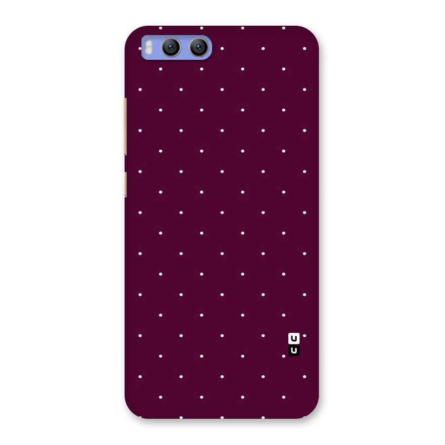 Purple Polka Back Case for Xiaomi Mi 6