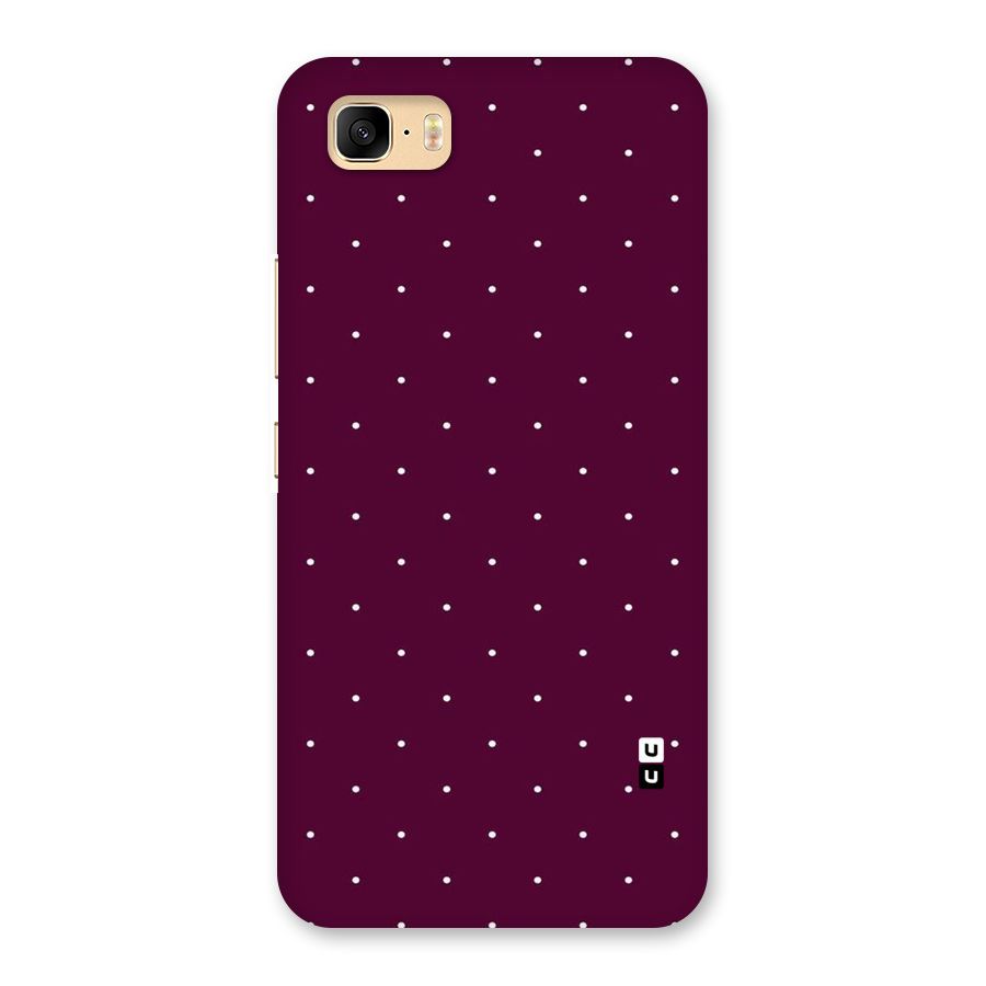Purple Polka Back Case for Zenfone 3s Max