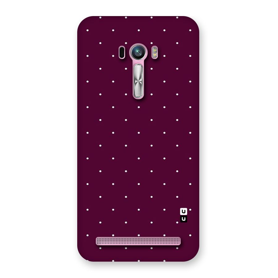 Purple Polka Back Case for Zenfone Selfie