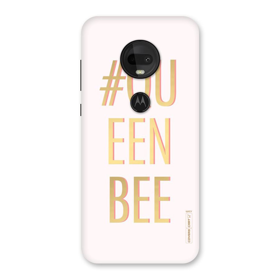 Queen Bee Back Case for Moto G7