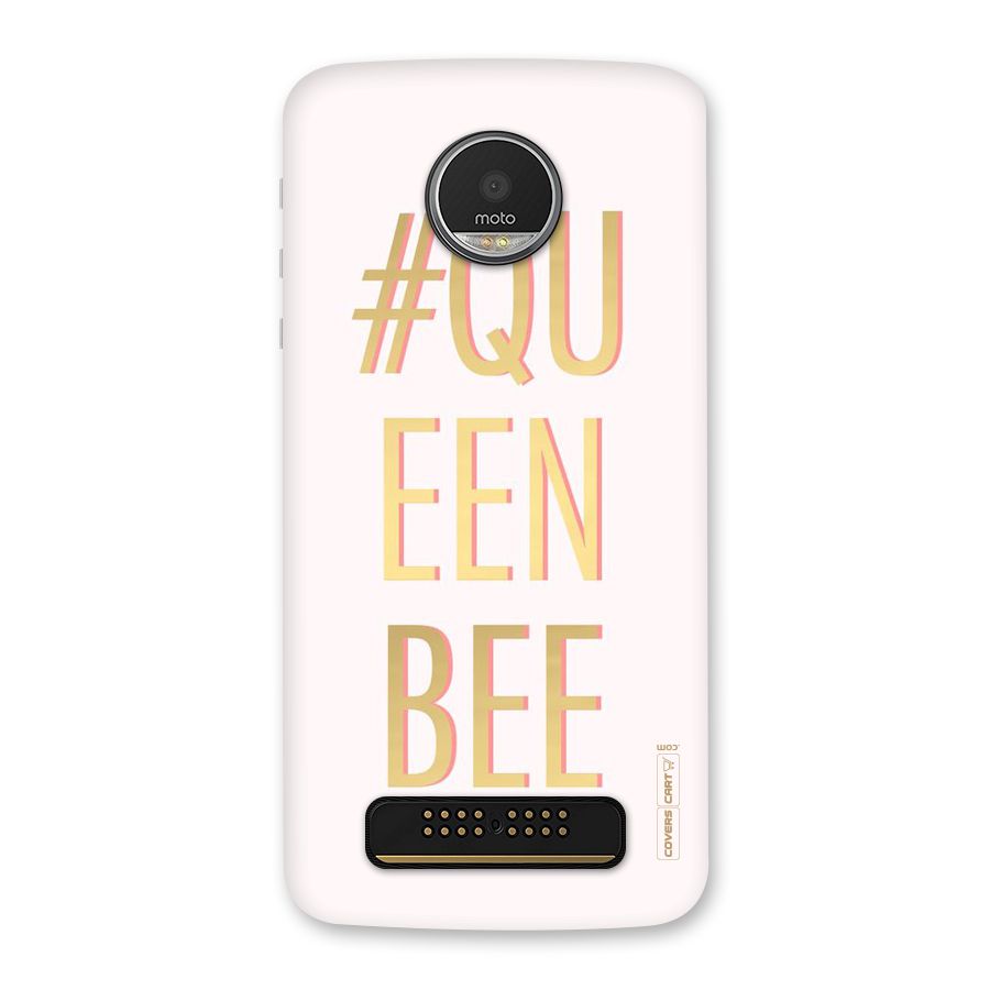 Queen Bee Back Case for Moto Z Play