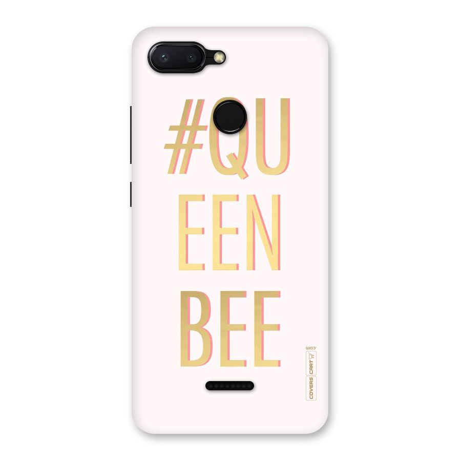 Queen Bee Back Case for Redmi 6