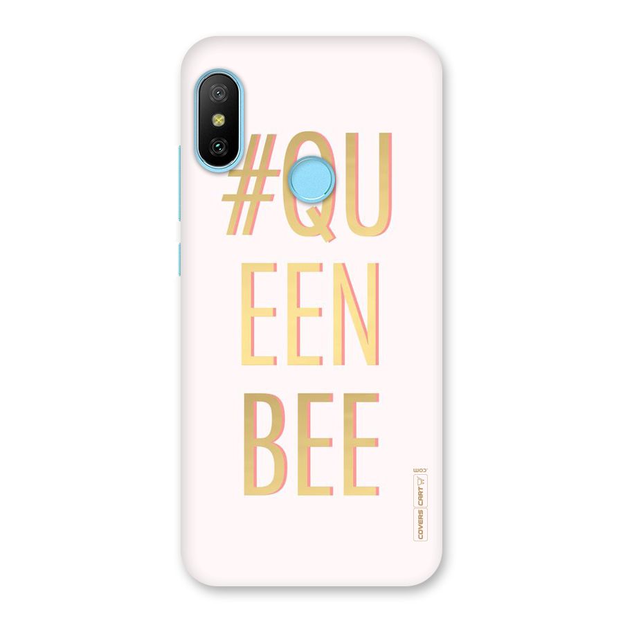 Queen Bee Back Case for Redmi 6 Pro