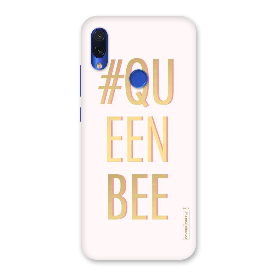 Queen Bee Back Case for Redmi Note 7