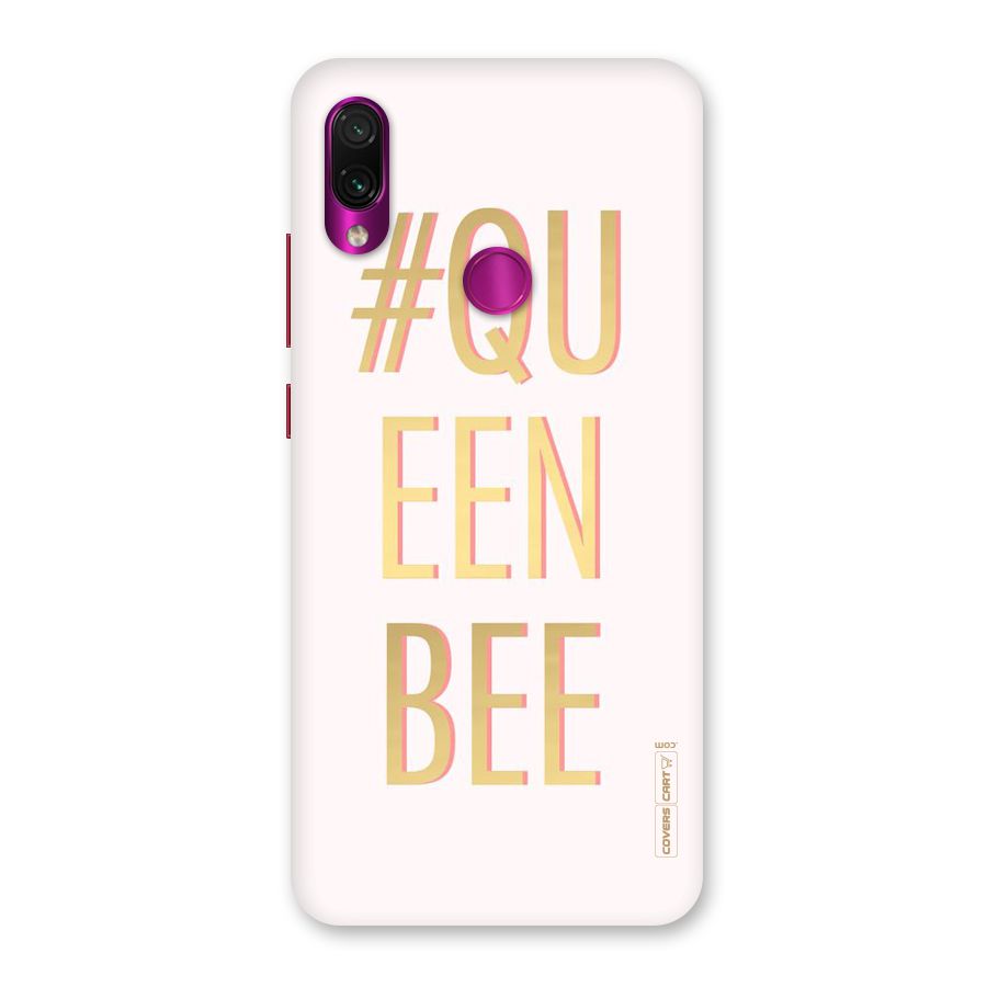 Queen Bee Back Case for Redmi Note 7 Pro