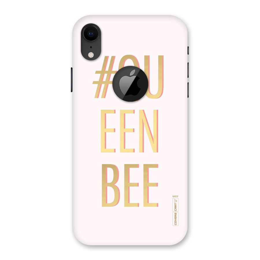 Queen Bee Back Case for iPhone XR Logo Cut