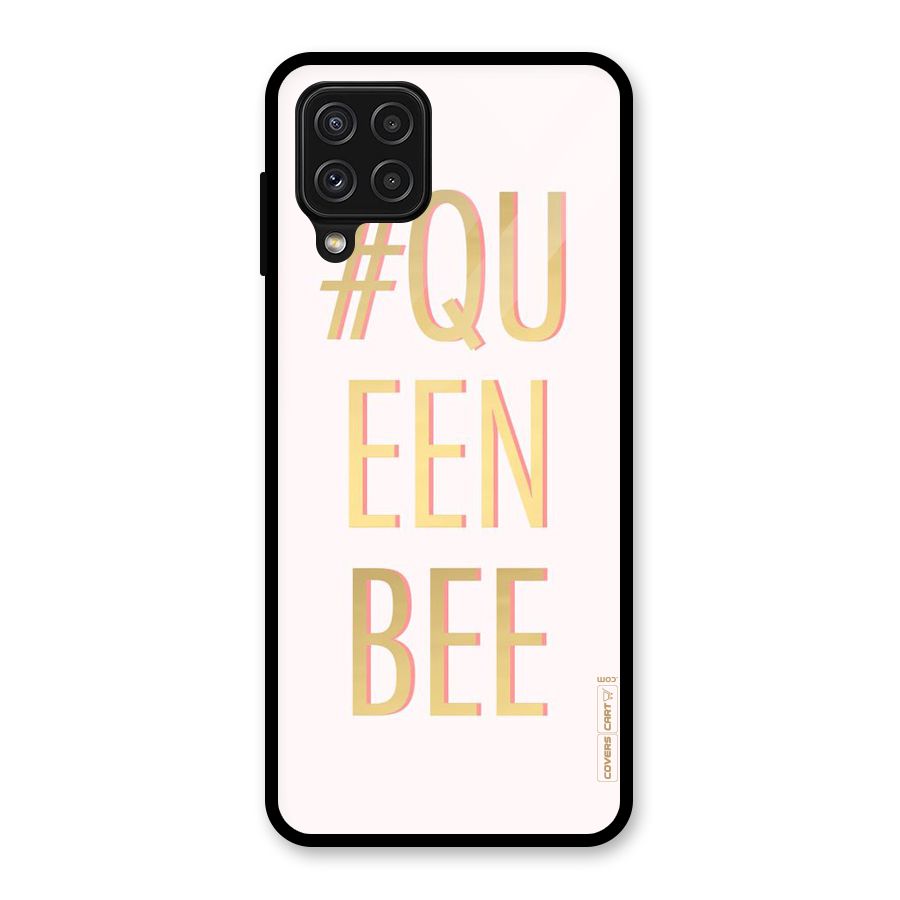 Queen Bee Glass Back Case for Galaxy A22 4G