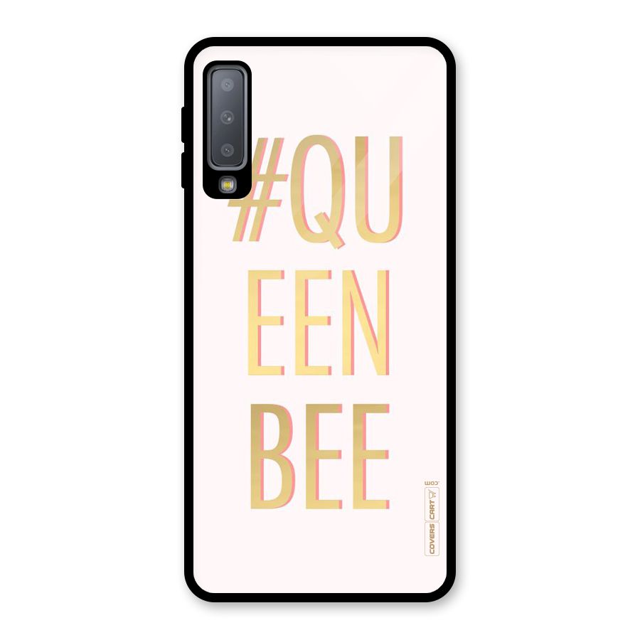 Queen Bee Glass Back Case for Galaxy A7 (2018)