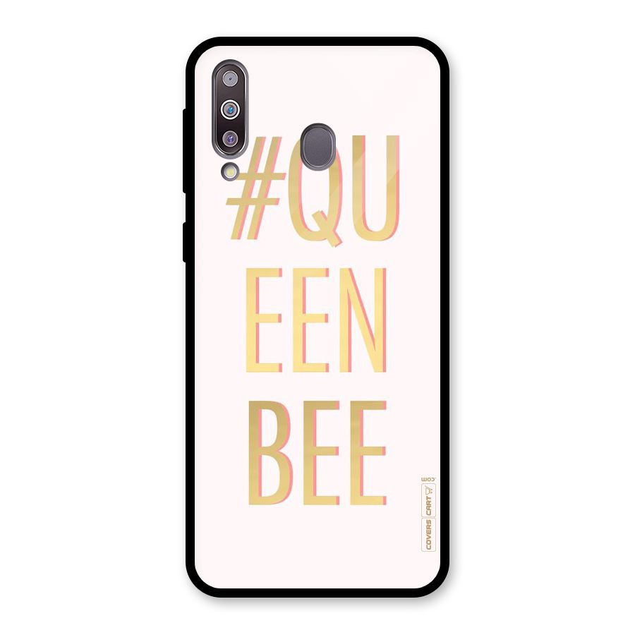 Queen Bee Glass Back Case for Galaxy M30