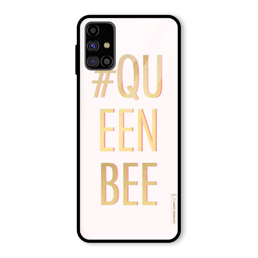 Queen Bee Glass Back Case for Galaxy M31s