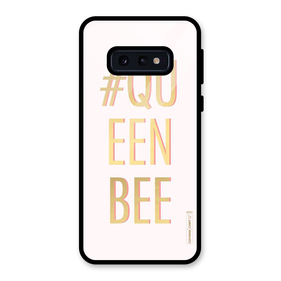 Queen Bee Glass Back Case for Galaxy S10e