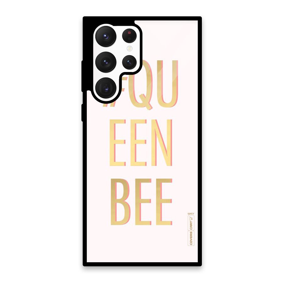 Queen Bee Glass Back Case for Galaxy S22 Ultra 5G