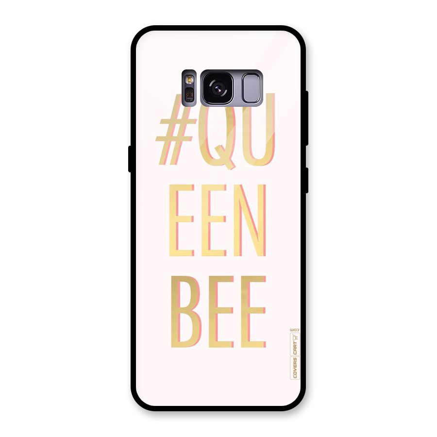Queen Bee Glass Back Case for Galaxy S8
