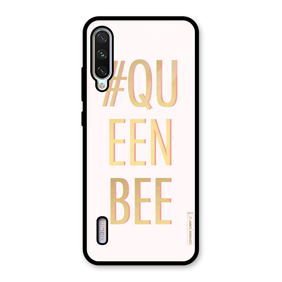 Queen Bee Glass Back Case for Mi A3