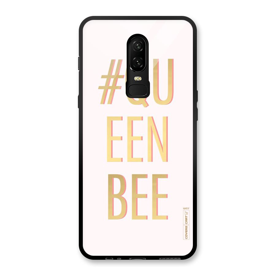 Queen Bee Glass Back Case for OnePlus 6