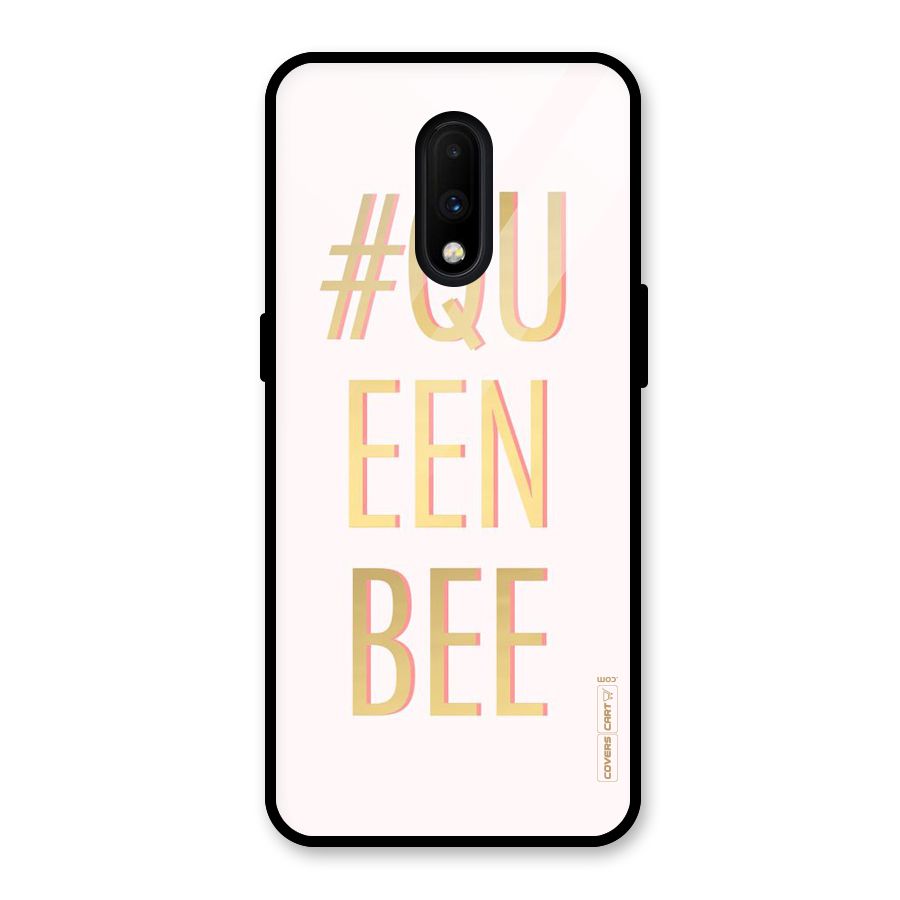 Queen Bee Glass Back Case for OnePlus 7
