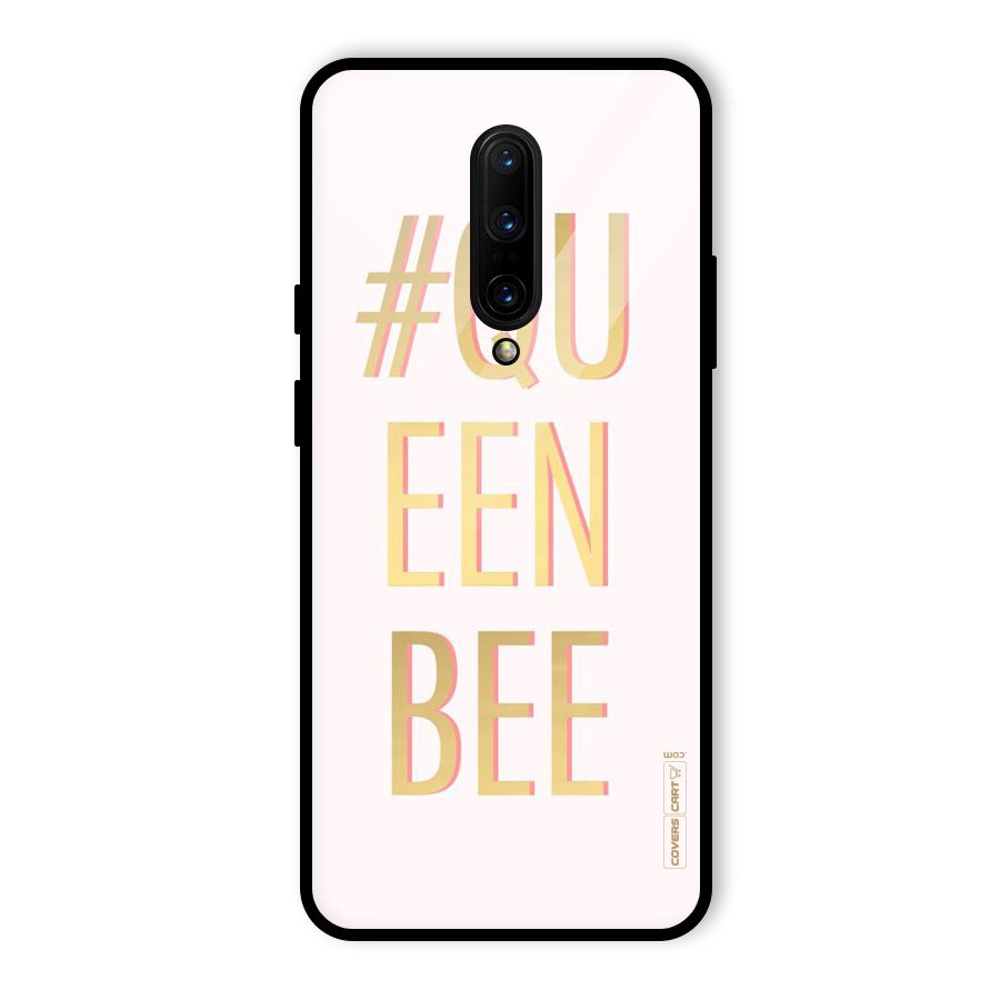 Queen Bee Glass Back Case for OnePlus 7 Pro