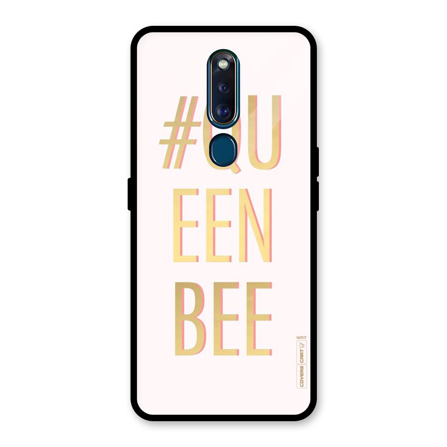 Queen Bee Glass Back Case for Oppo F11 Pro