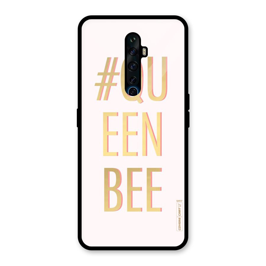 Queen Bee Glass Back Case for Oppo Reno2 F