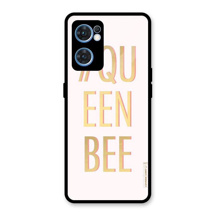 Queen Bee Glass Back Case for Oppo Reno7 5G