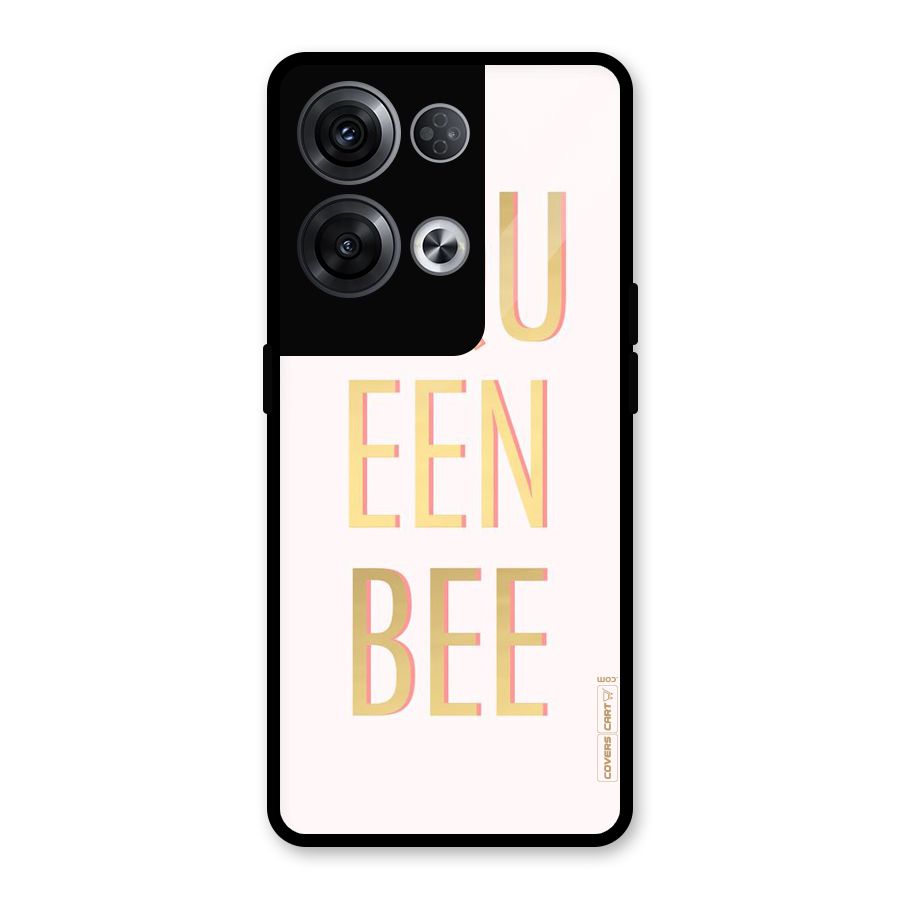 Queen Bee Glass Back Case for Oppo Reno8 Pro 5G