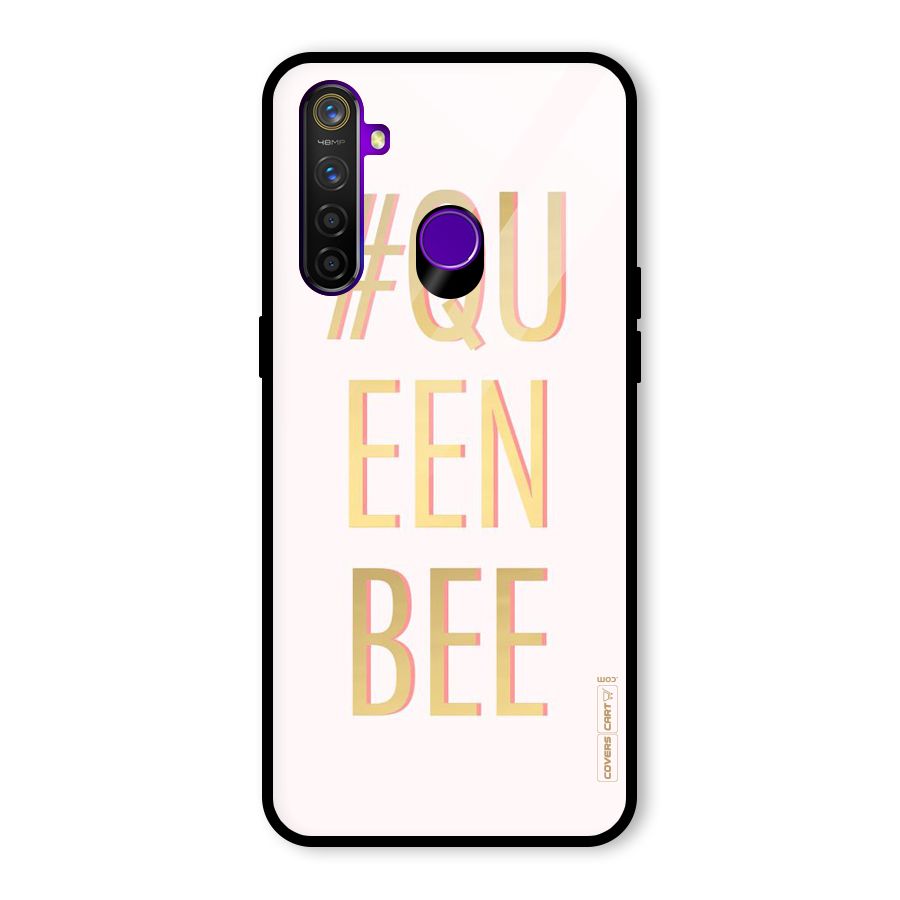 Queen Bee Glass Back Case for Realme 5 Pro