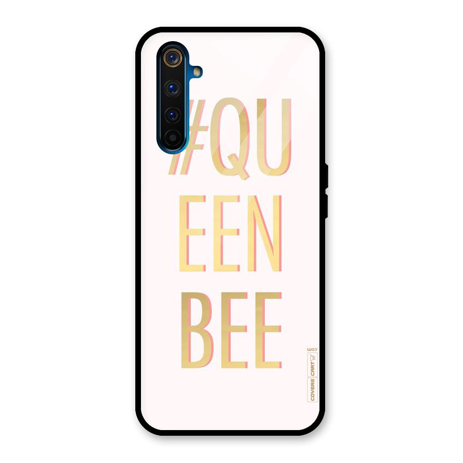 Queen Bee Glass Back Case for Realme 6 Pro