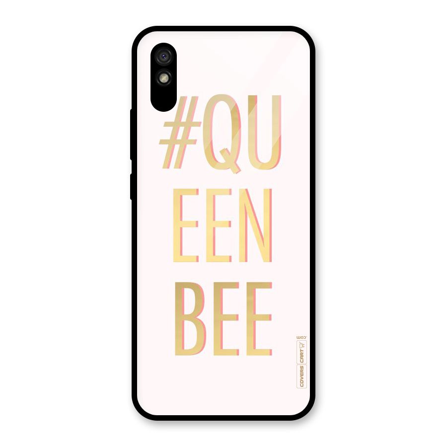 Queen Bee Glass Back Case for Redmi 9i