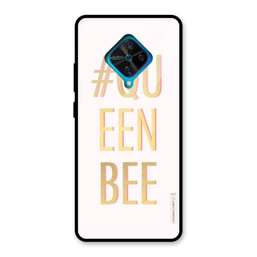 Queen Bee Glass Back Case for Vivo S1 Pro