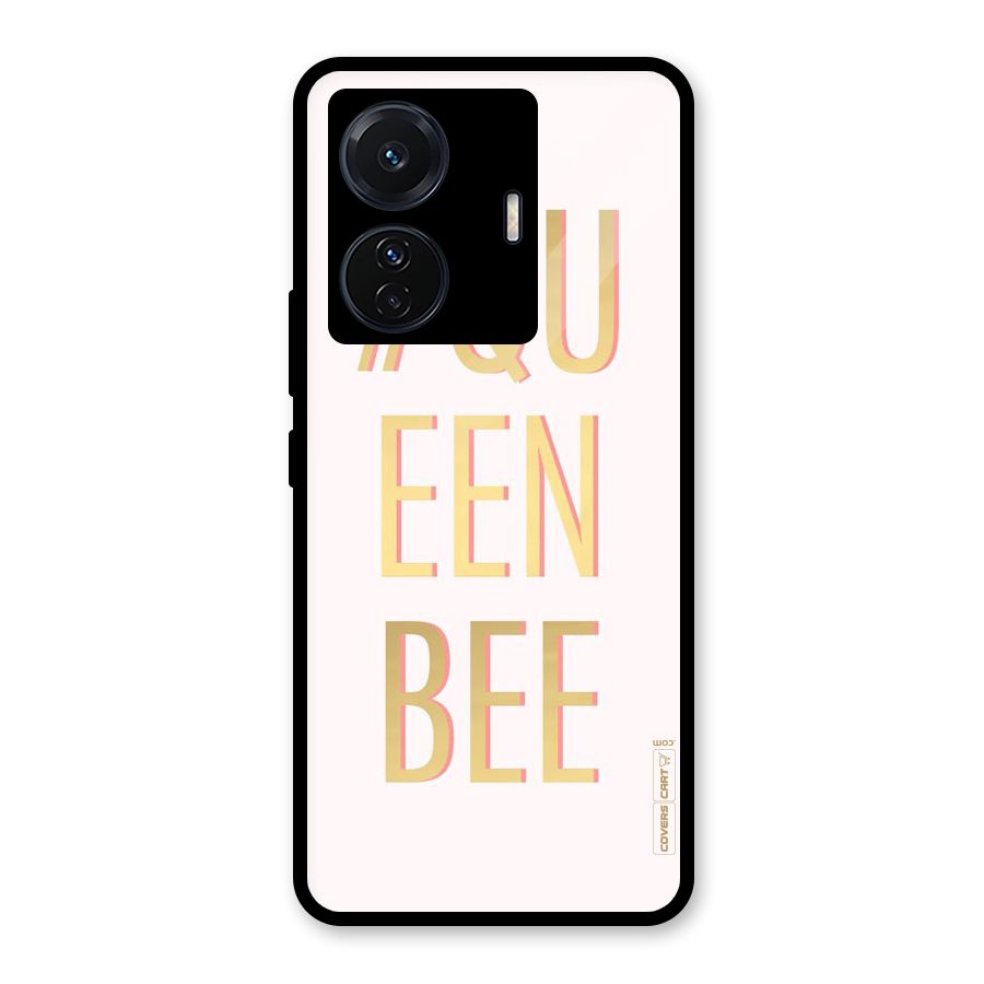 Queen Bee Glass Back Case for Vivo T1 Pro