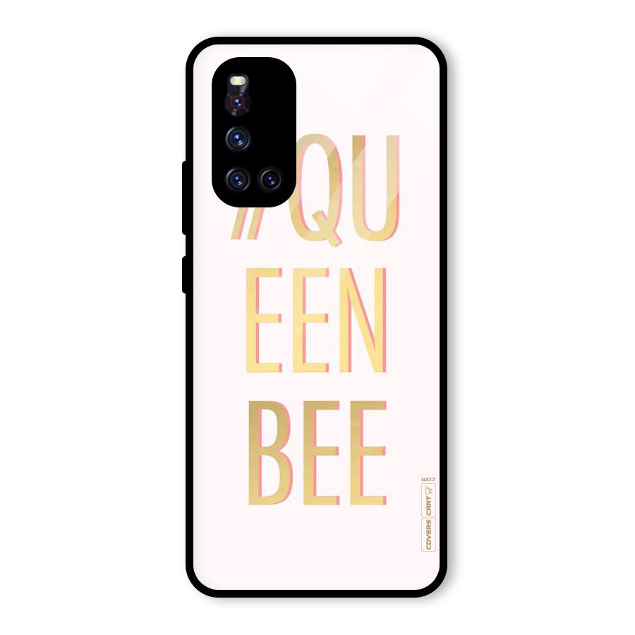 Queen Bee Glass Back Case for Vivo V19