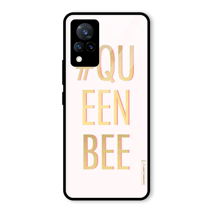 Queen Bee Glass Back Case for Vivo V21 5G