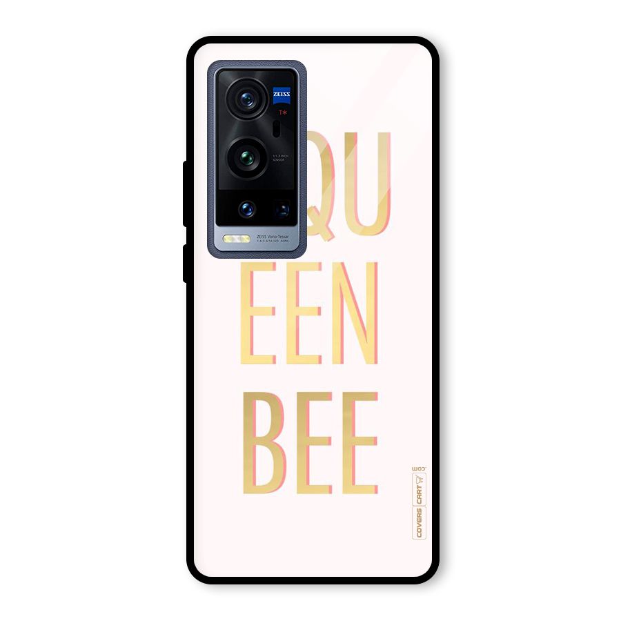 Queen Bee Glass Back Case for Vivo X60 Pro Plus