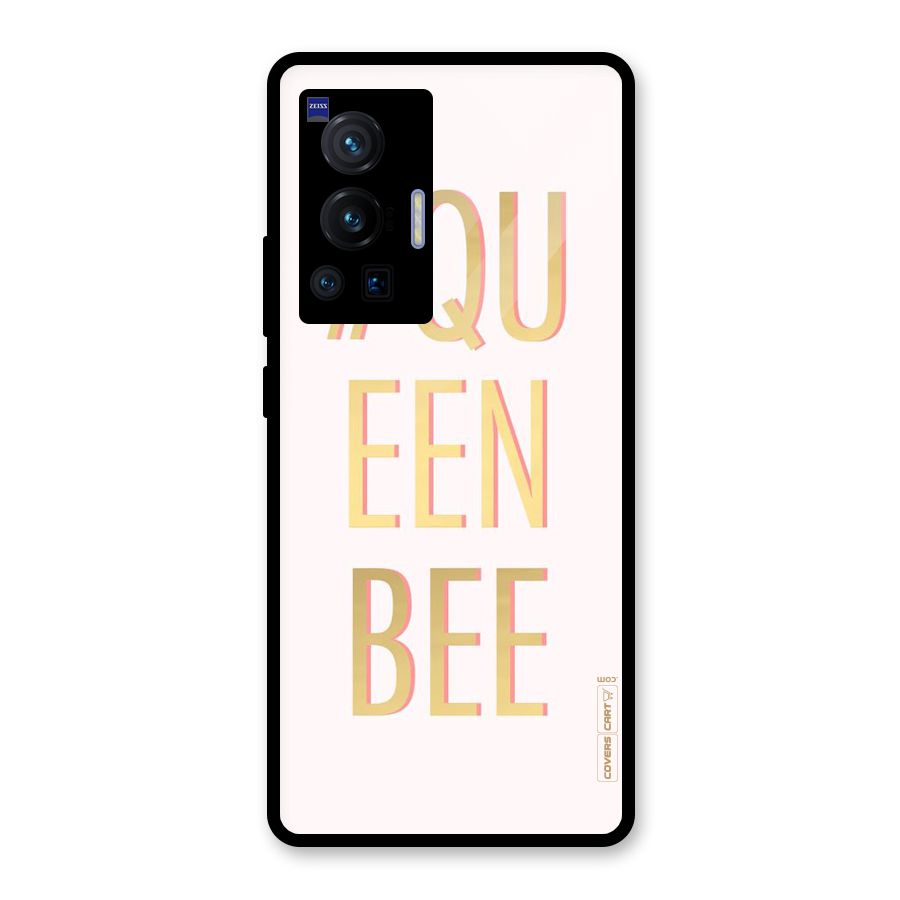 Queen Bee Glass Back Case for Vivo X70 Pro