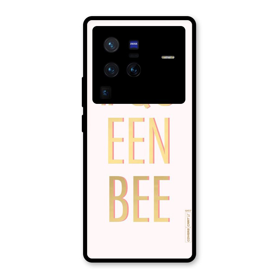 Queen Bee Glass Back Case for Vivo X80 Pro