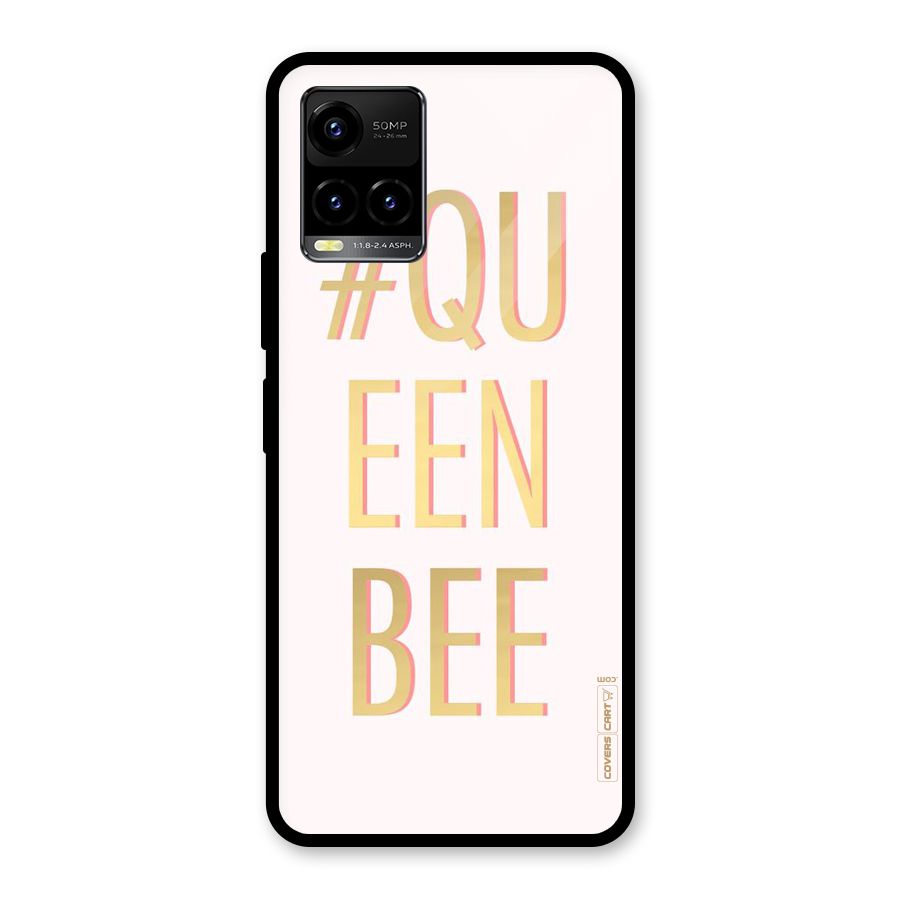 Queen Bee Glass Back Case for Vivo Y21T