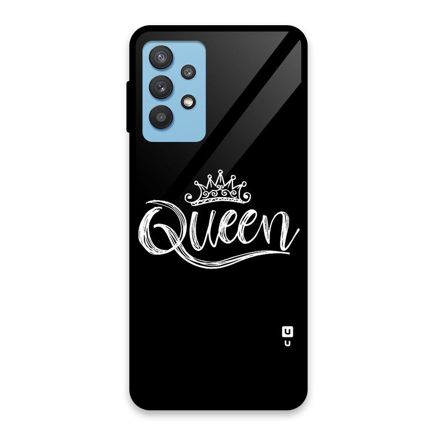 Queen Crown Glass Back Case for Galaxy M32 5G