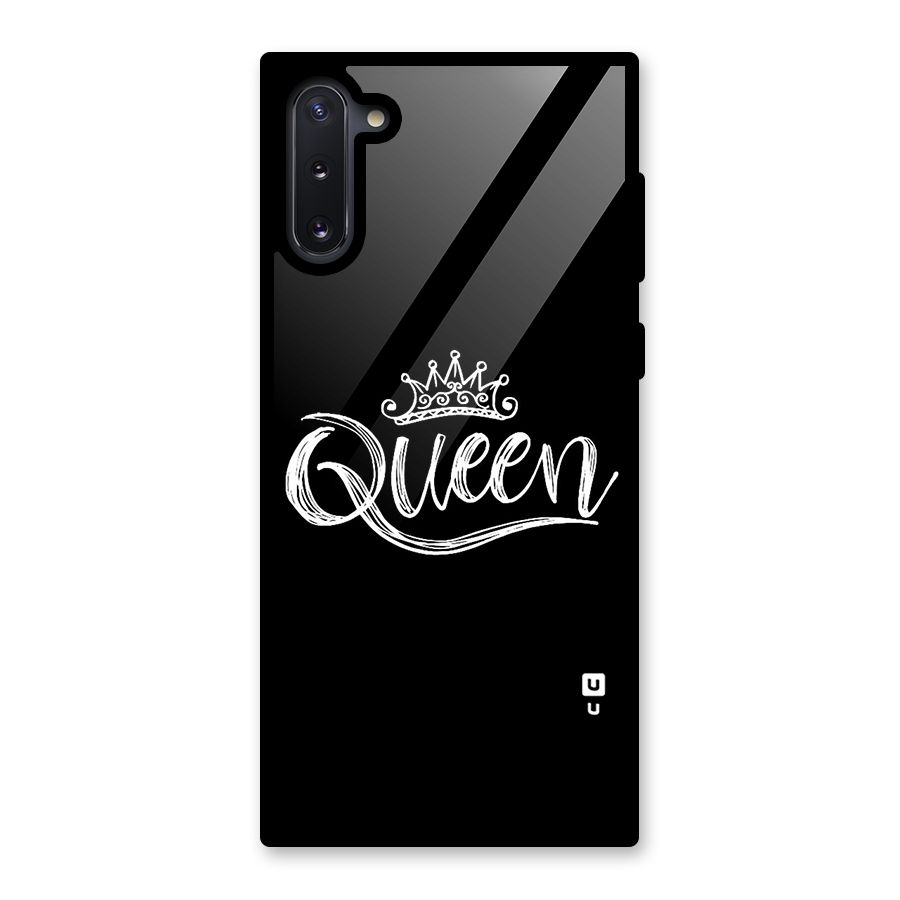 Queen Crown Glass Back Case for Galaxy Note 10