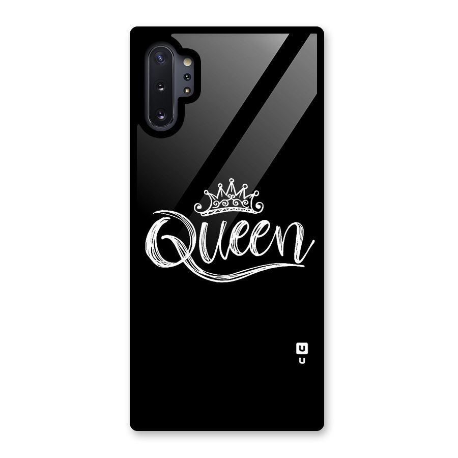 Queen Crown Glass Back Case for Galaxy Note 10 Plus