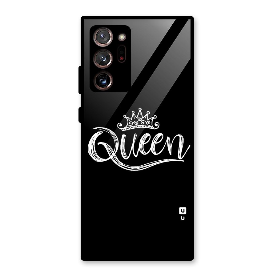 Queen Crown Glass Back Case for Galaxy Note 20 Ultra