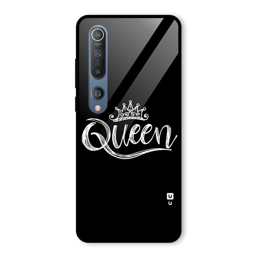 Queen Crown Glass Back Case for Mi 10