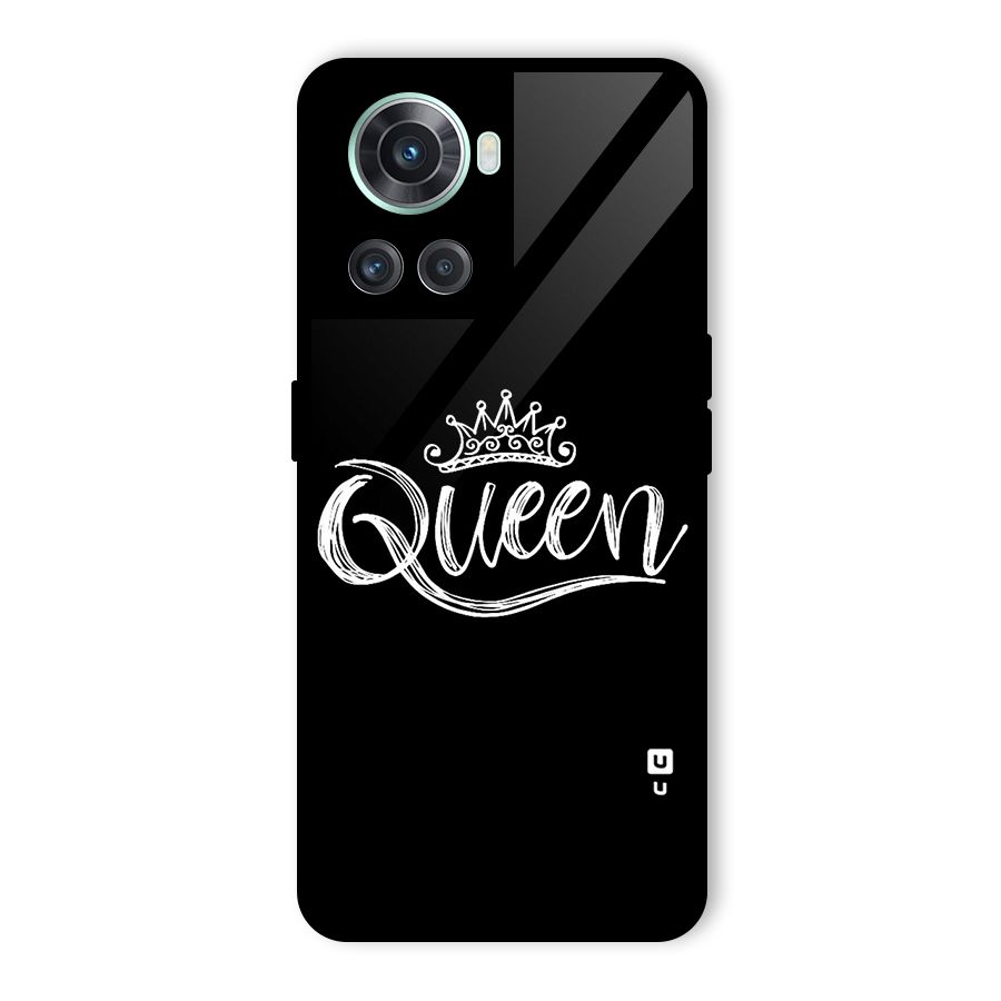 Queen Crown Glass Back Case for OnePlus 10R