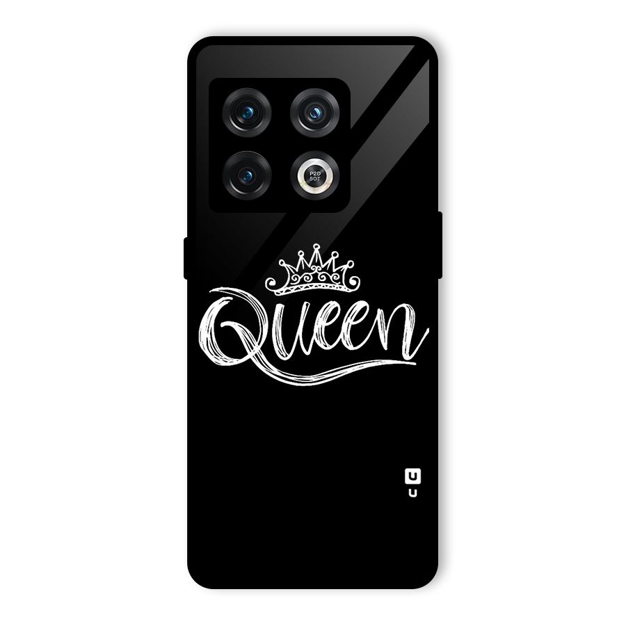 Queen Crown Glass Back Case for OnePlus 10 Pro 5G