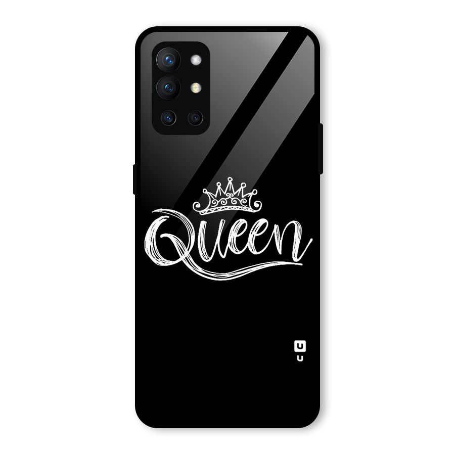 Queen Crown Glass Back Case for OnePlus 9R
