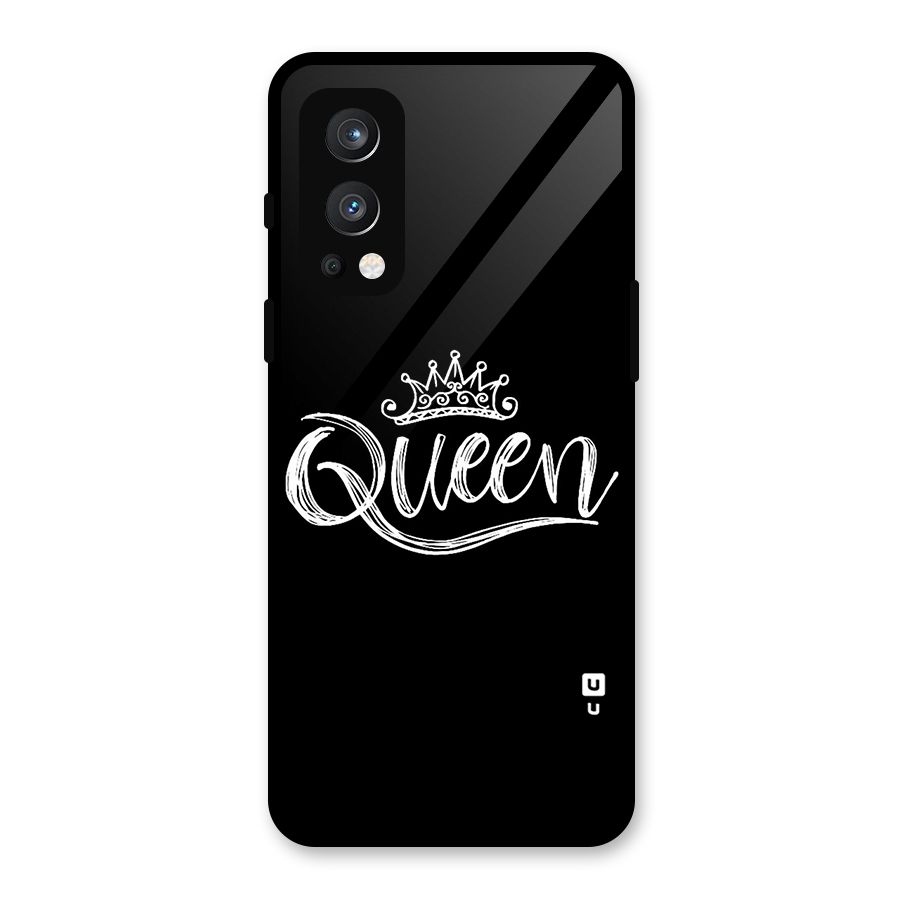 Queen Crown Glass Back Case for OnePlus Nord 2 5G