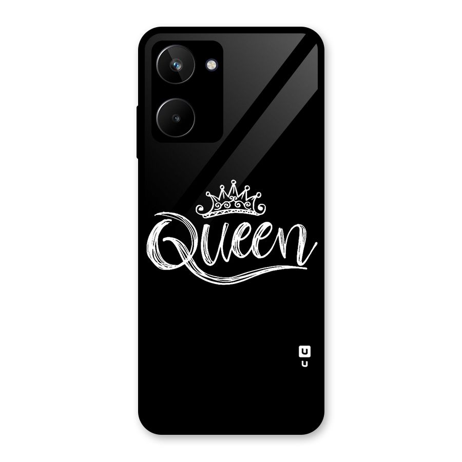 Queen Crown Glass Back Case for Realme 10
